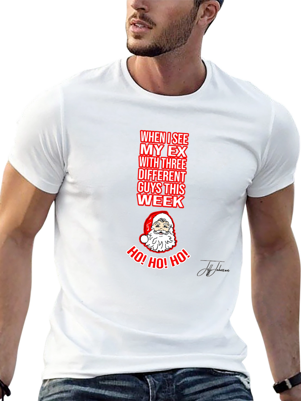 Ho! Ho! Ho! Funny Santa T-Shirt