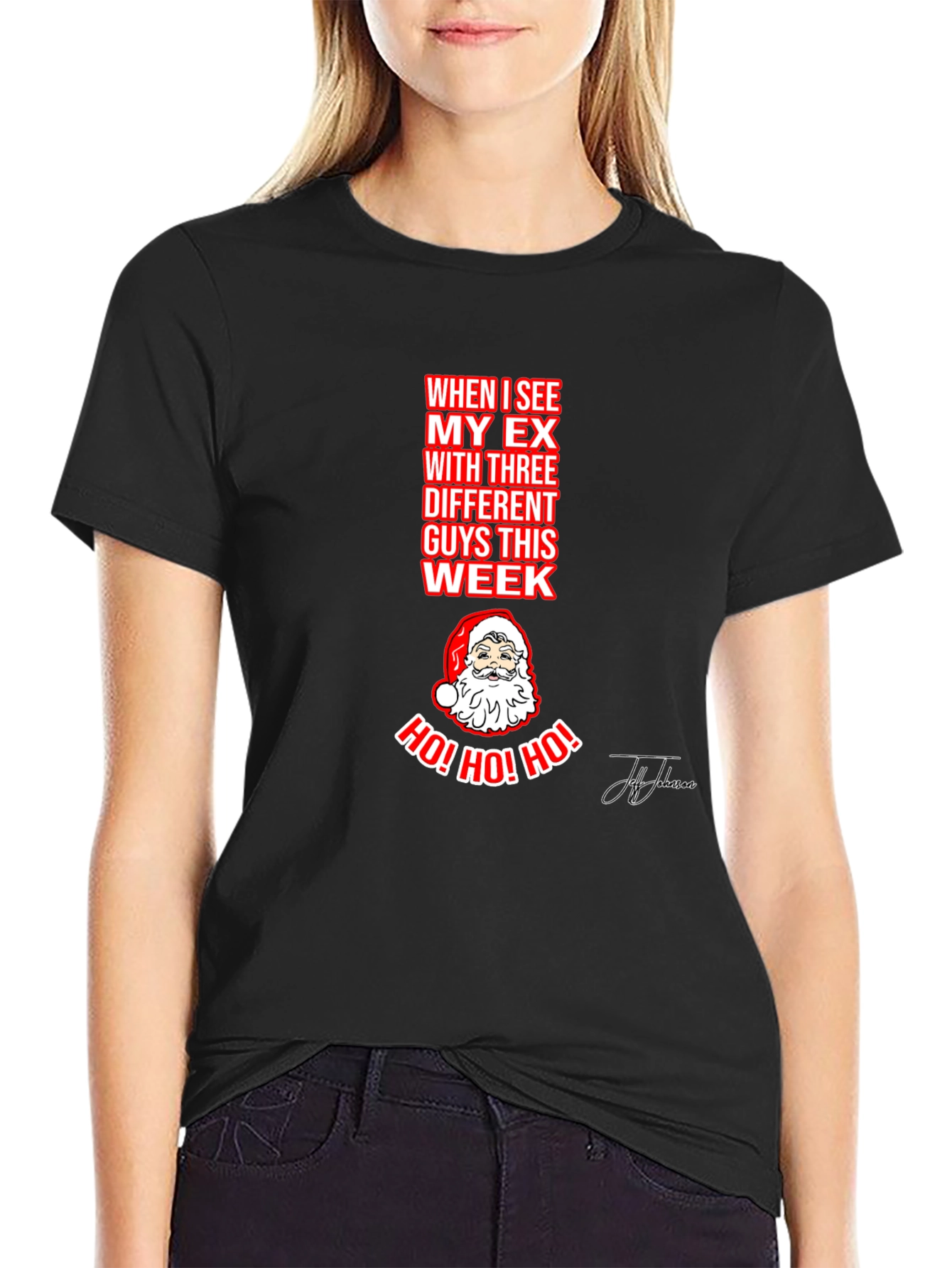 Ho! Ho! Ho! Funny Santa T-Shirt