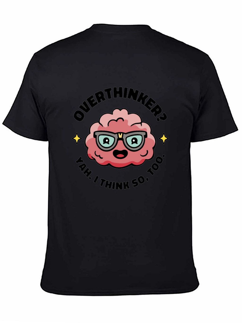 Overthinker T-Shirt - Funny Brain Graphic Tee