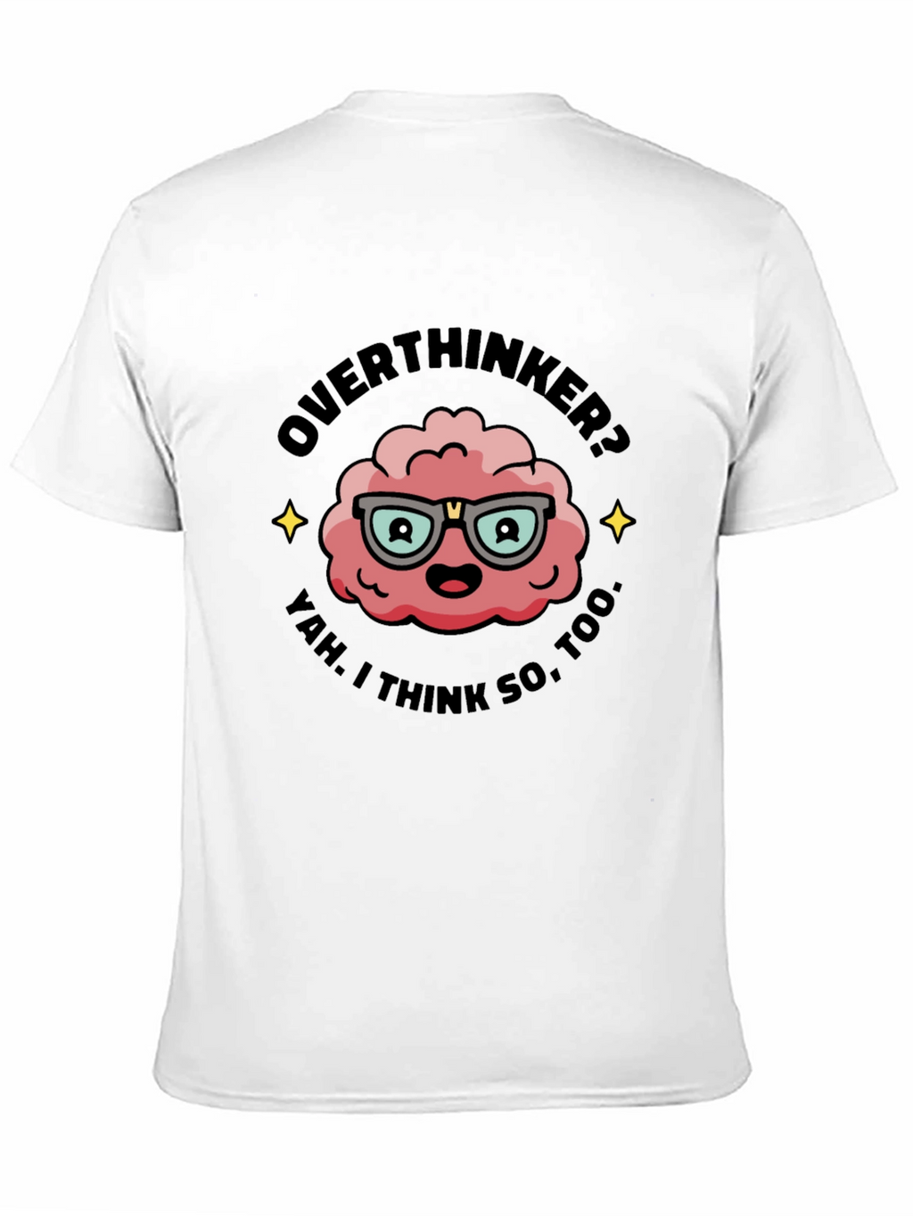 Overthinker T-Shirt - Funny Brain Graphic Tee