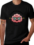 Overthinker T-Shirt - Funny Brain Graphic Tee