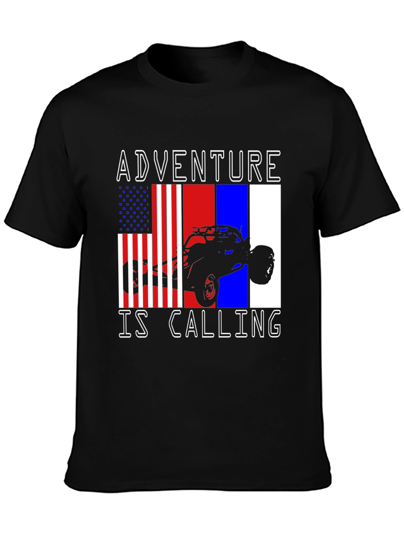 Adventure Is Calling T-Shirt - Off-Road Vehicle Graphic