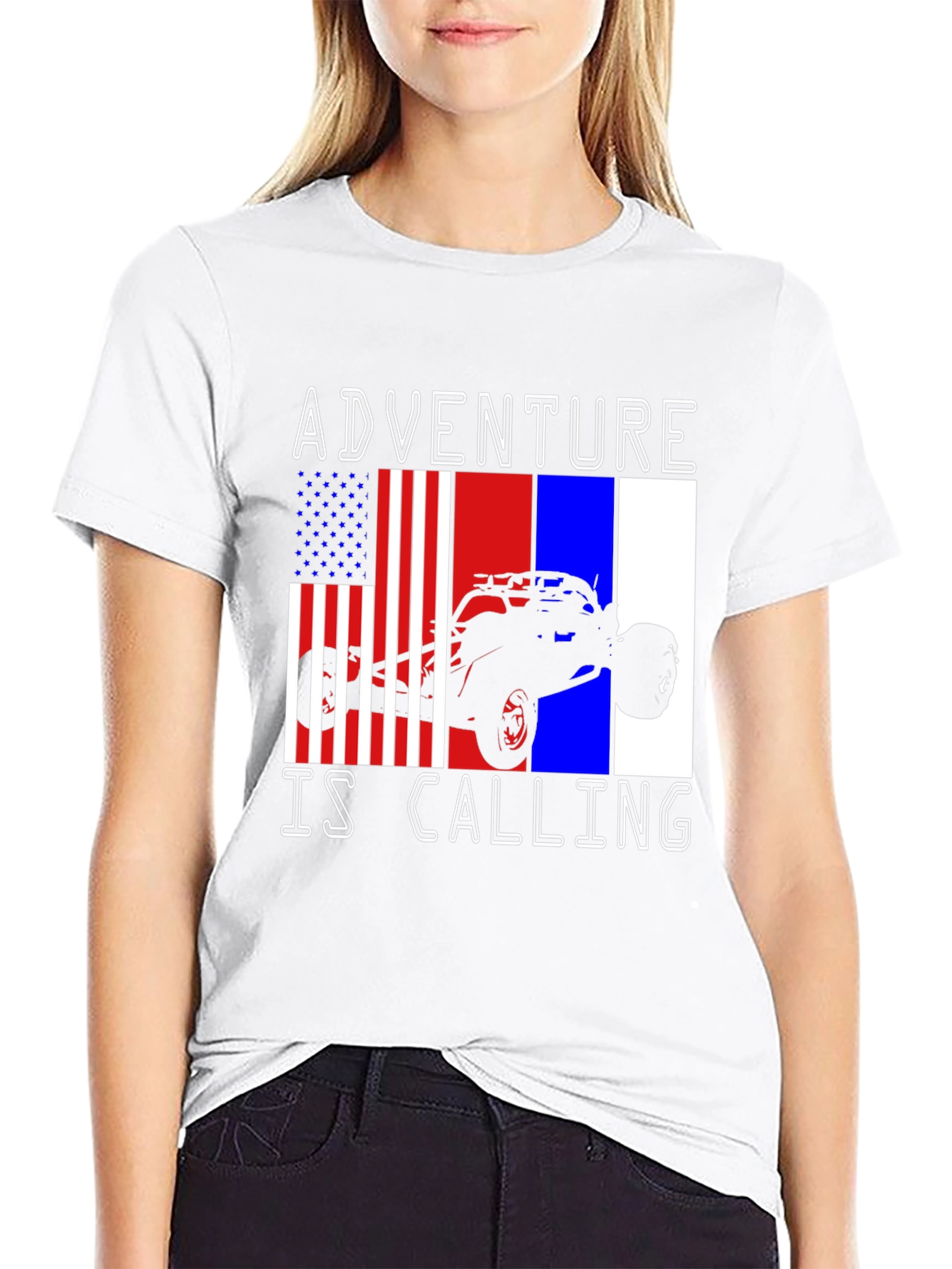 Adventure Is Calling T-Shirt - Off-Road Vehicle Graphic