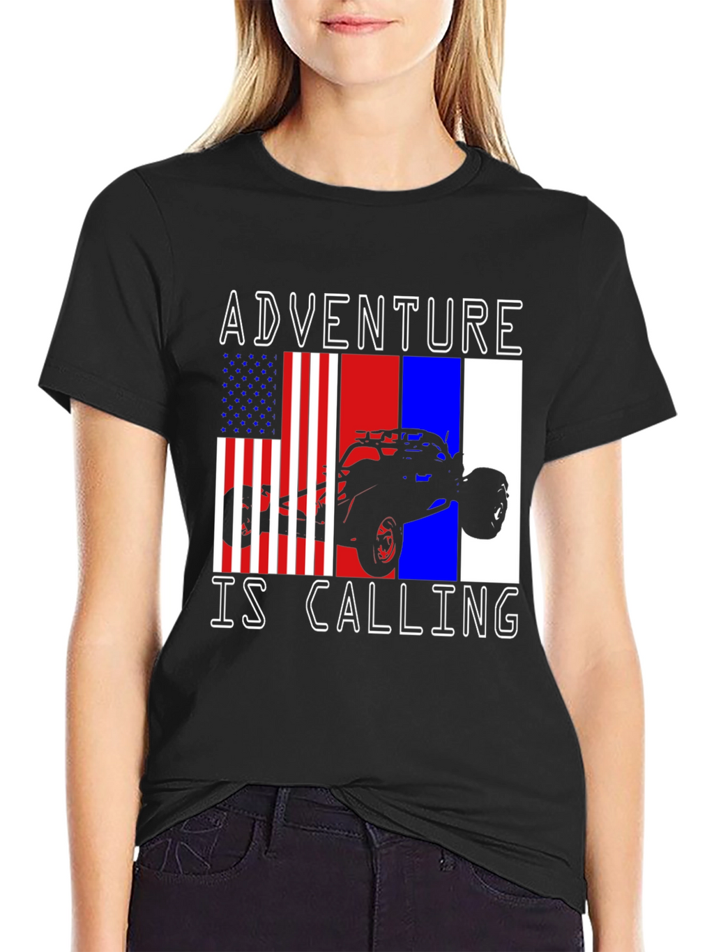 Adventure Is Calling T-Shirt - Off-Road Vehicle Graphic