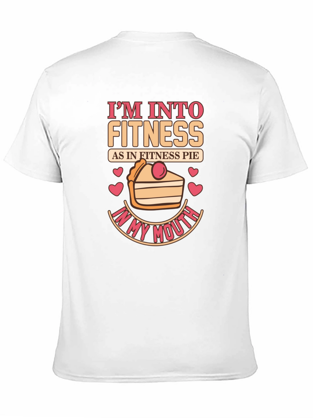 Fitness Pie Graphic T-Shirt - Funny Foodie Tee