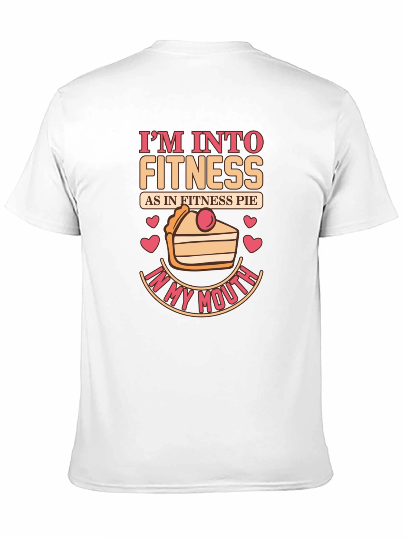 Fitness Pie Graphic T-Shirt - Funny Foodie Tee