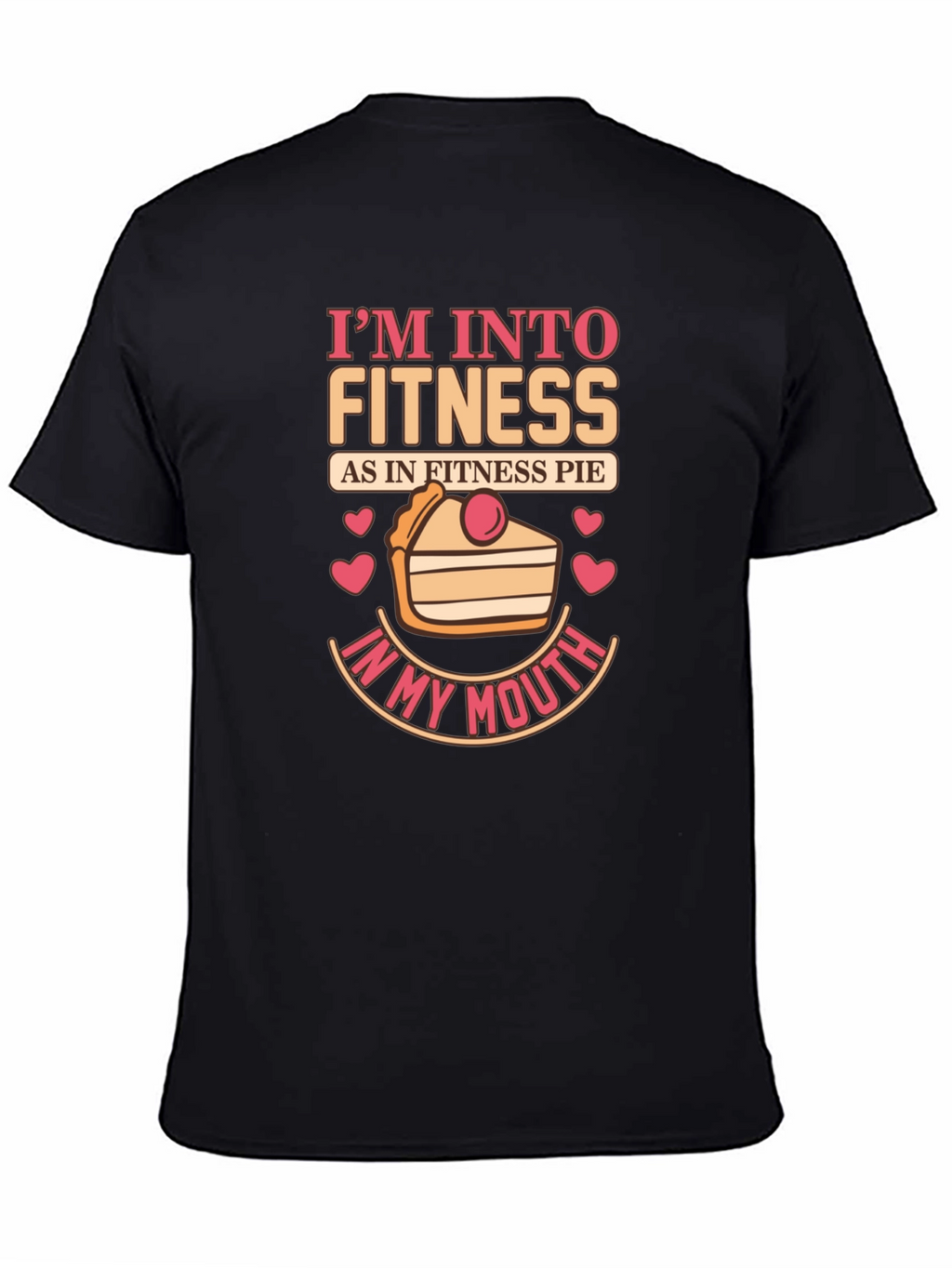 Fitness Pie Graphic T-Shirt - Funny Foodie Tee