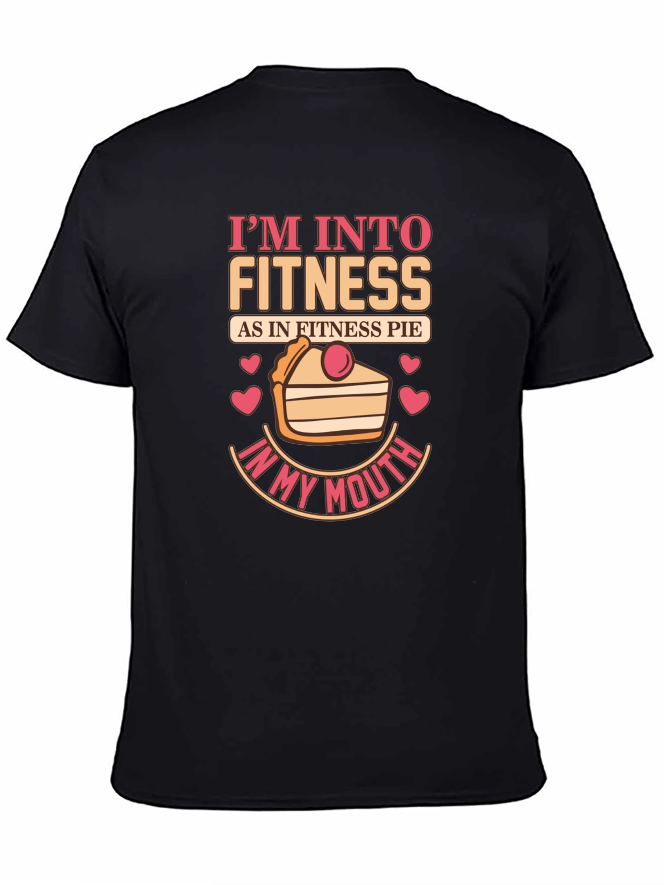 Fitness Pie Graphic T-Shirt - Funny Foodie Tee