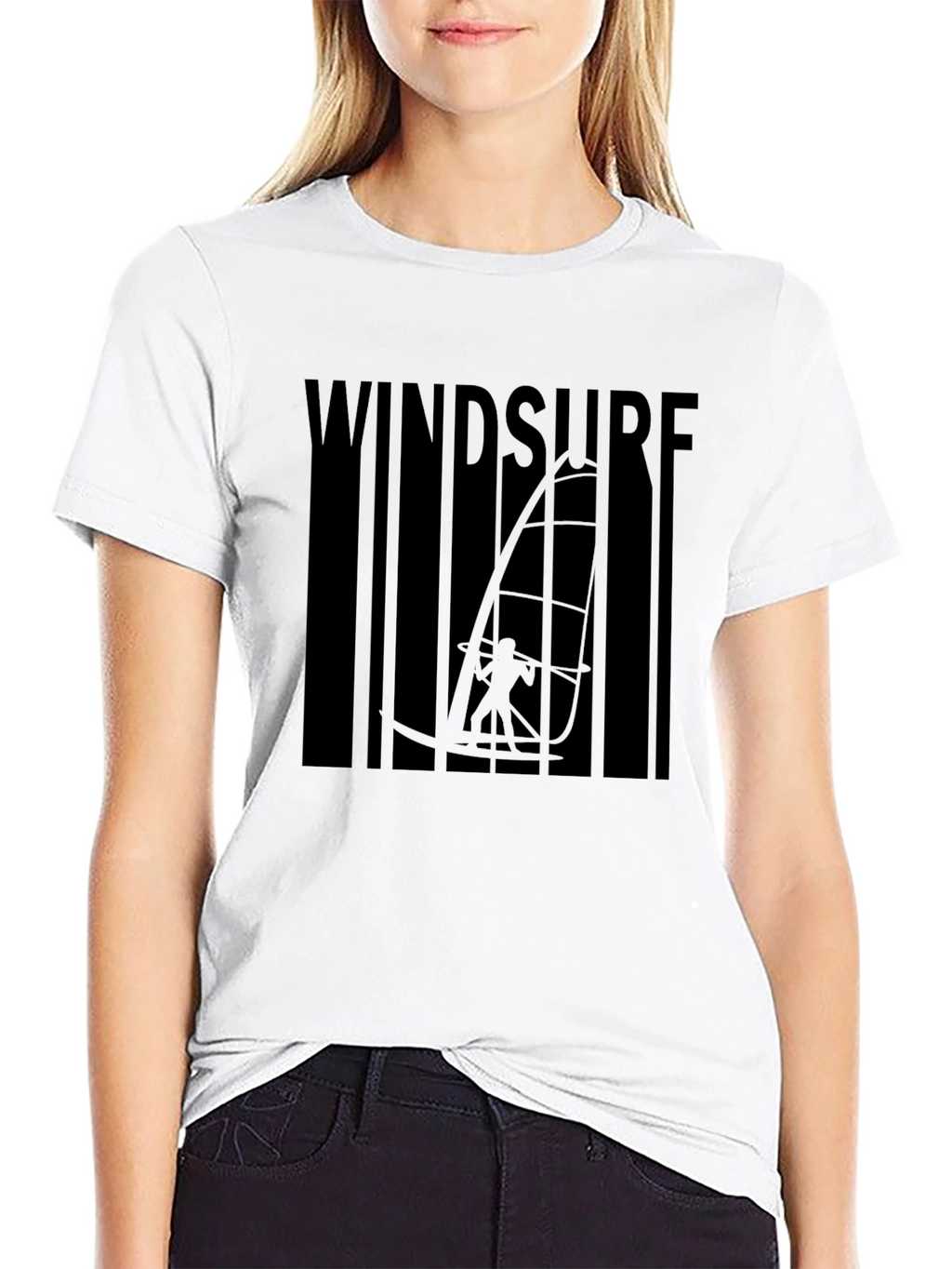 Windsurf Graphic Tee - Black