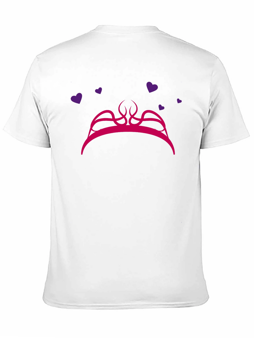 Princess Crown Graphic Tee - Black