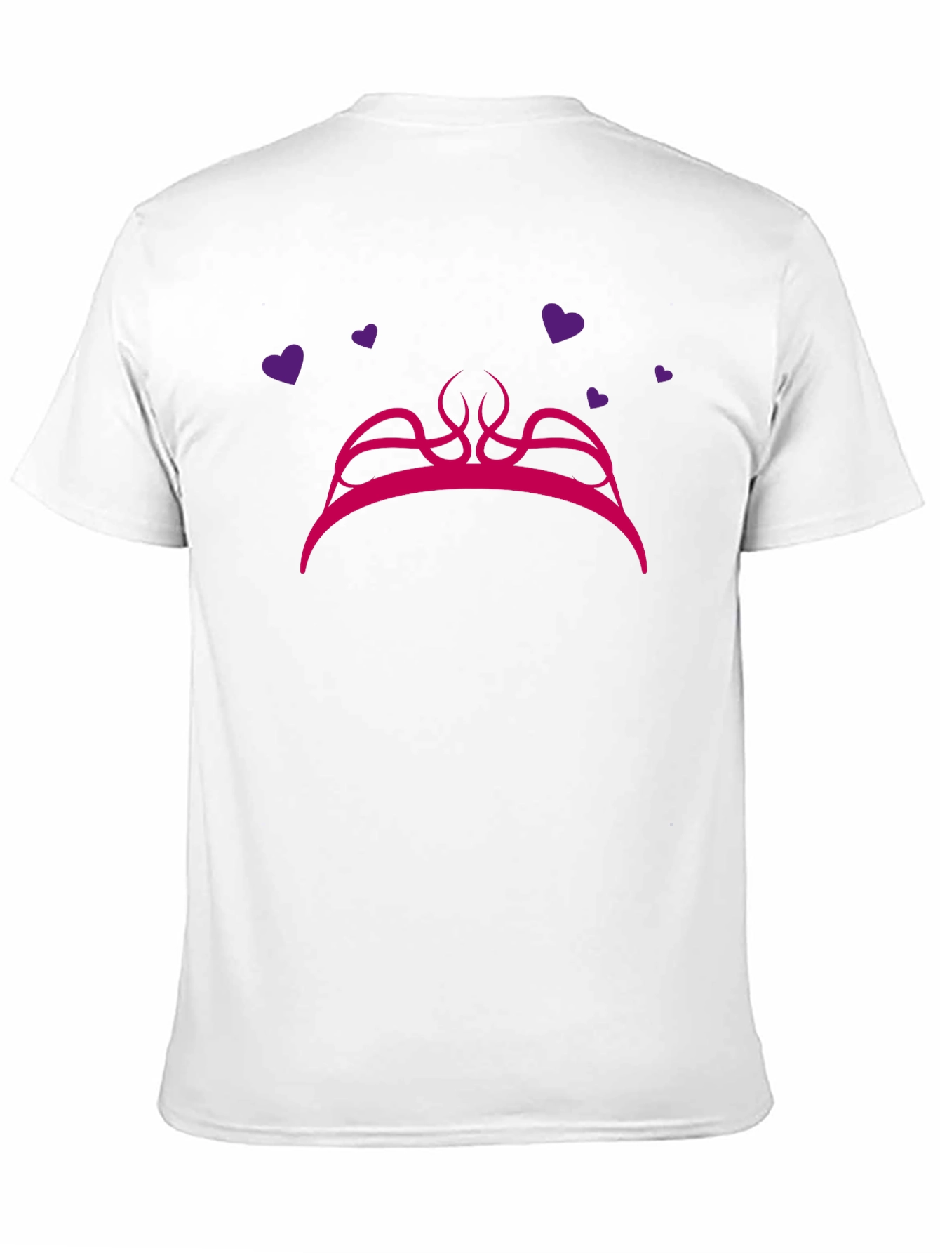 Princess Crown Graphic Tee - Black