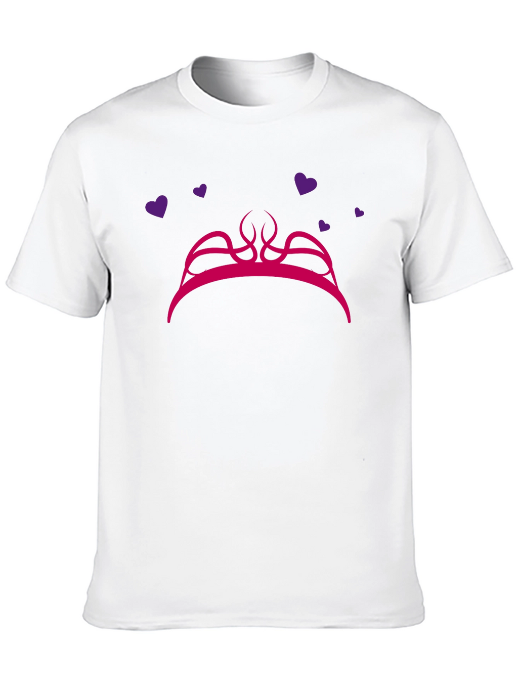Princess Crown Graphic Tee - Black