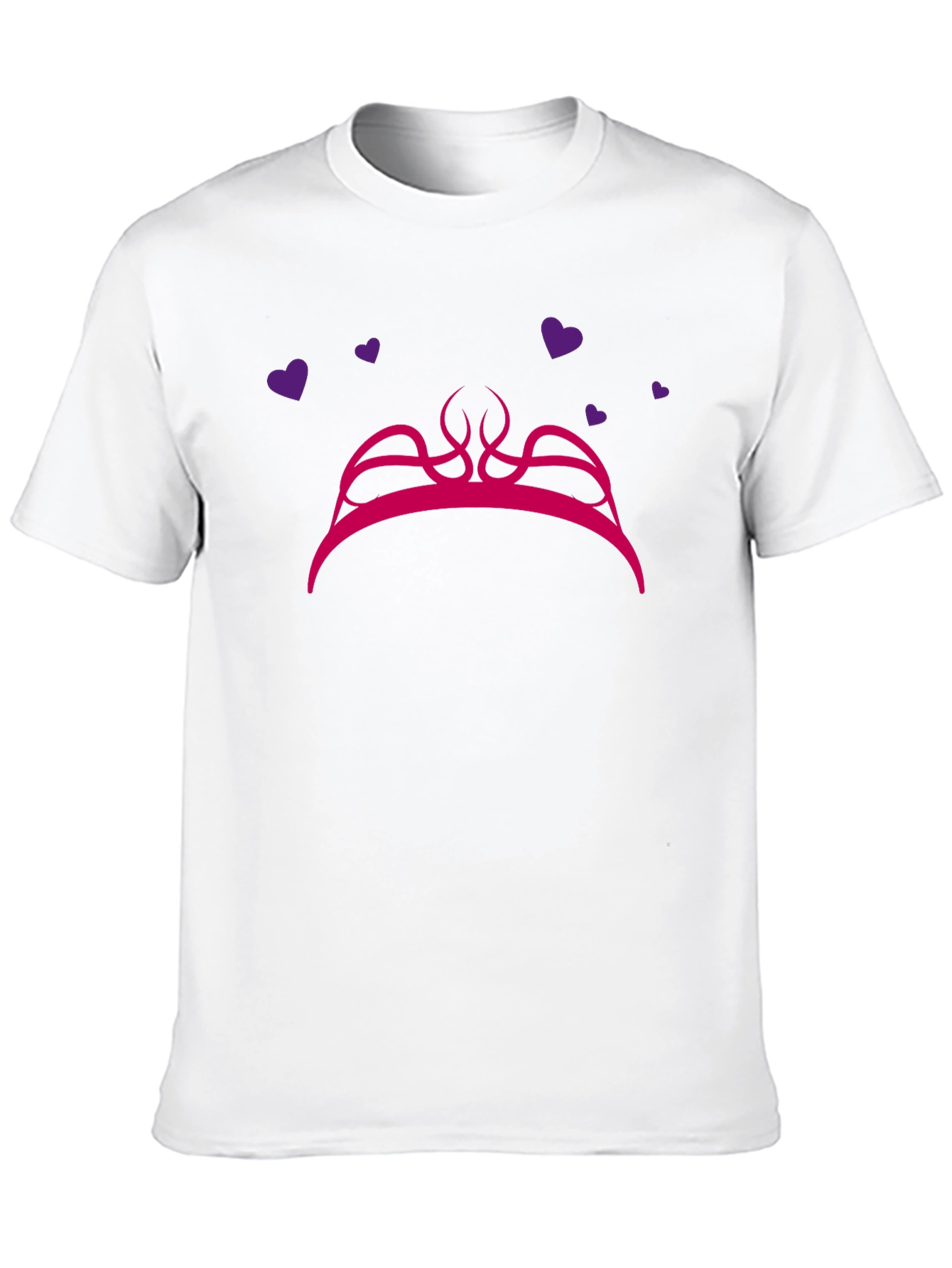 Princess Crown Graphic Tee - Black