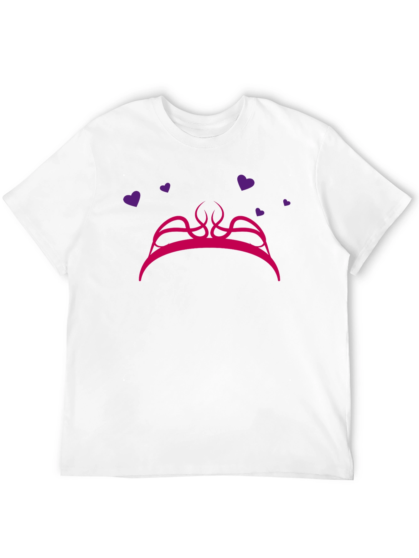 Princess Crown Graphic Tee - Black