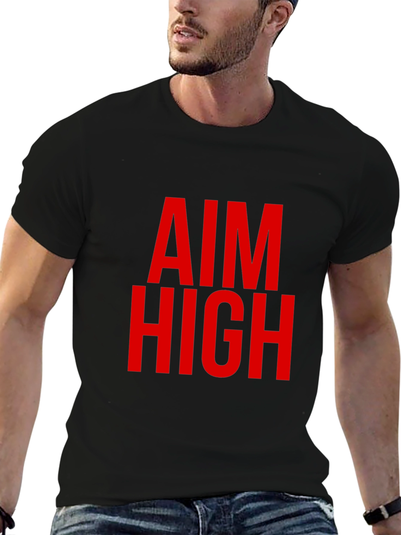 Aim High Graphic Tee - Bold Statement Shirt