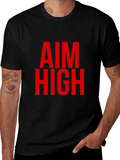 Aim High Graphic Tee - Bold Statement Shirt
