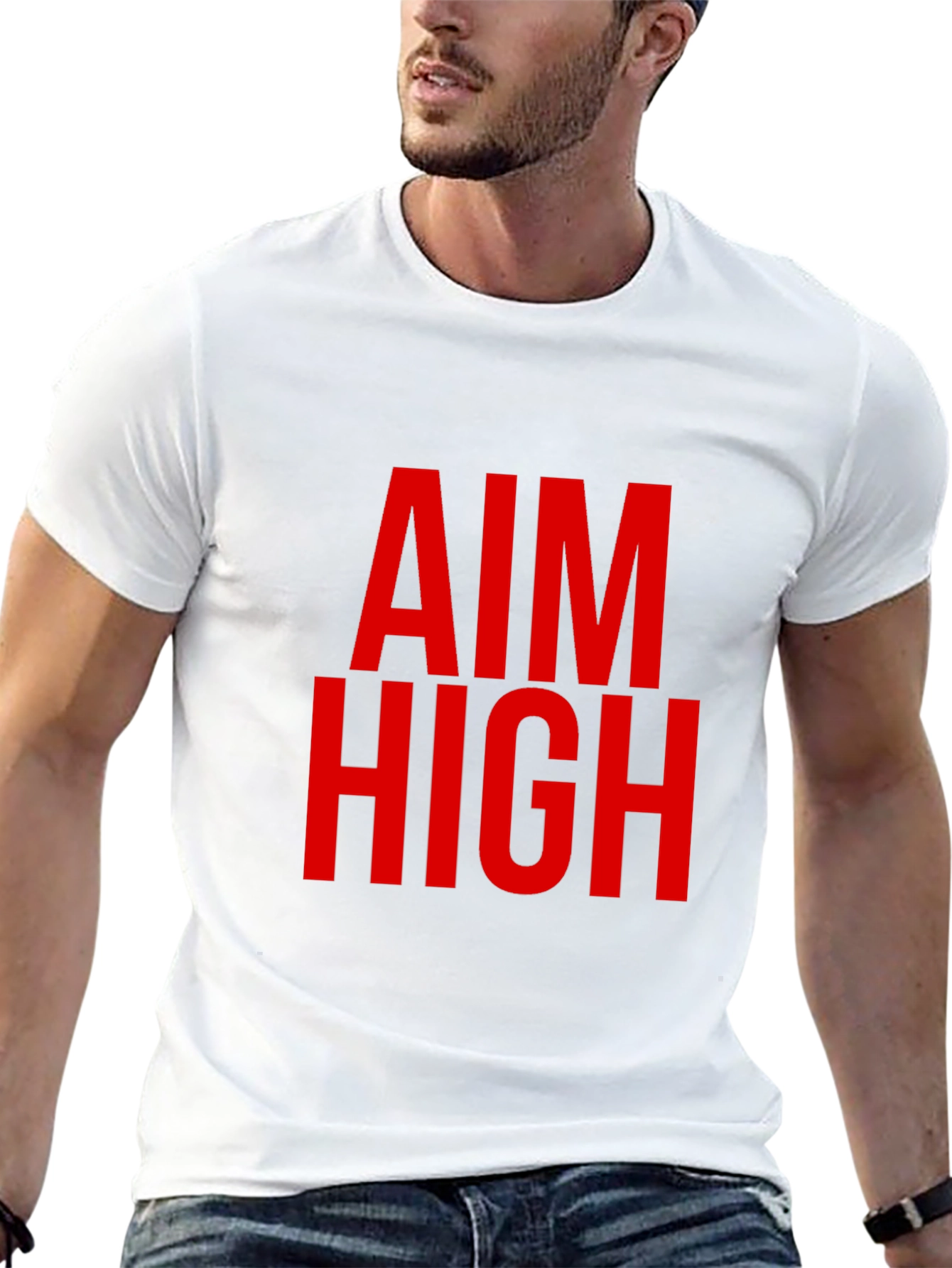 Aim High Graphic Tee - Bold Statement Shirt