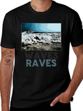 Waves & Raves Graphic Tee - Beach Vibes