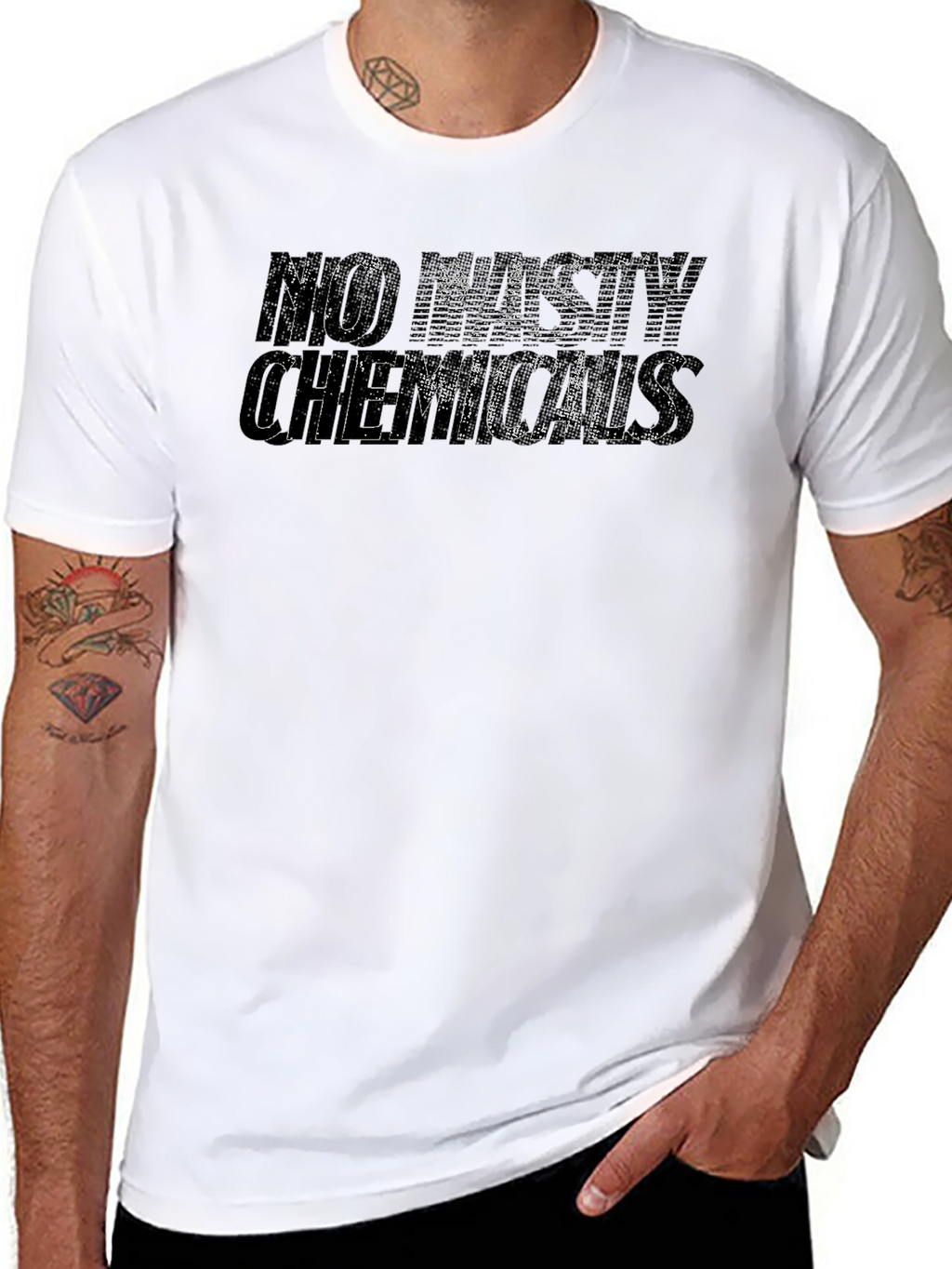 No Nasty Chemicals Graphic Tee - Black