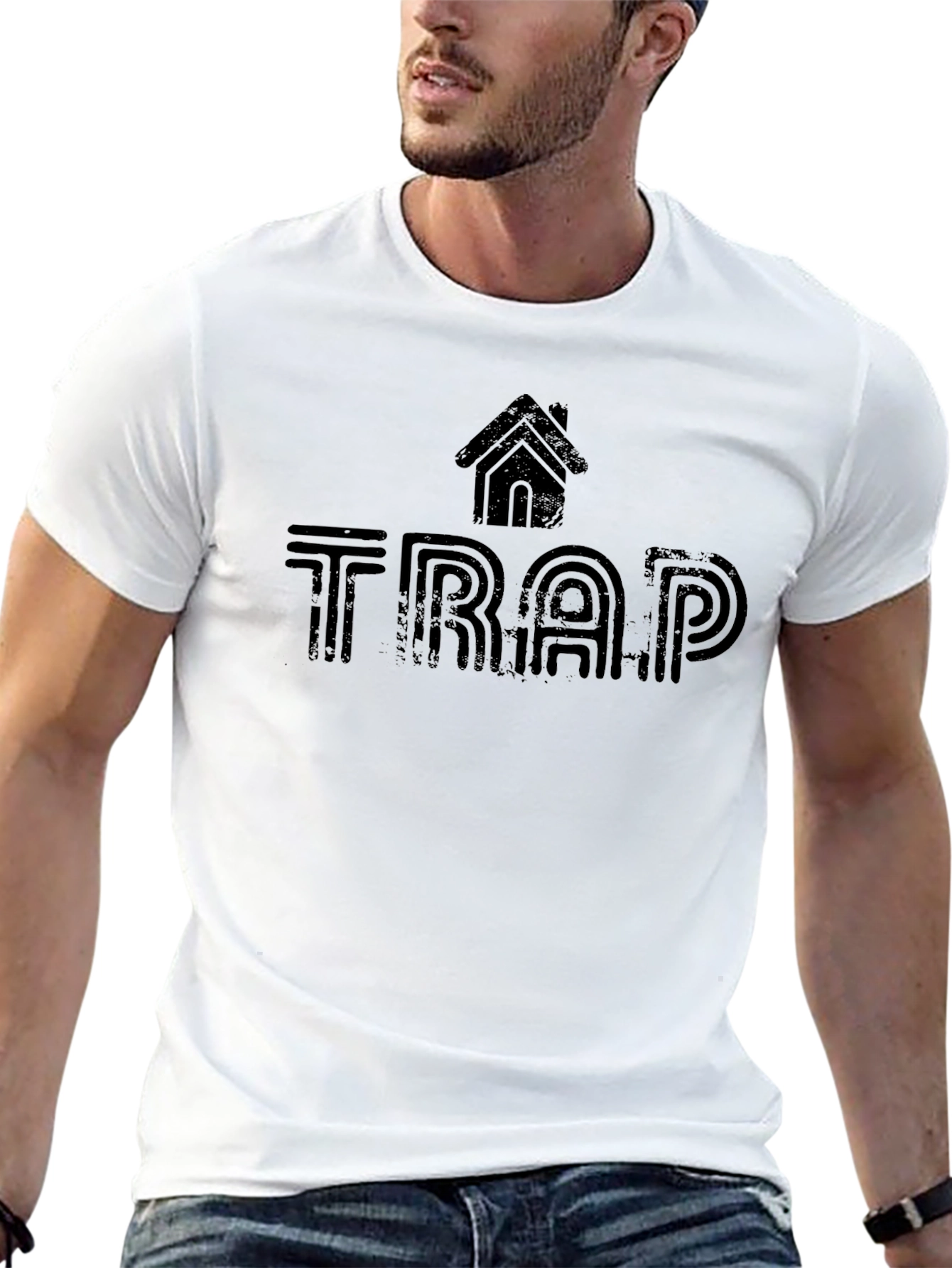 TRAP House Graphic T-Shirt - Urban Streetwear Tee