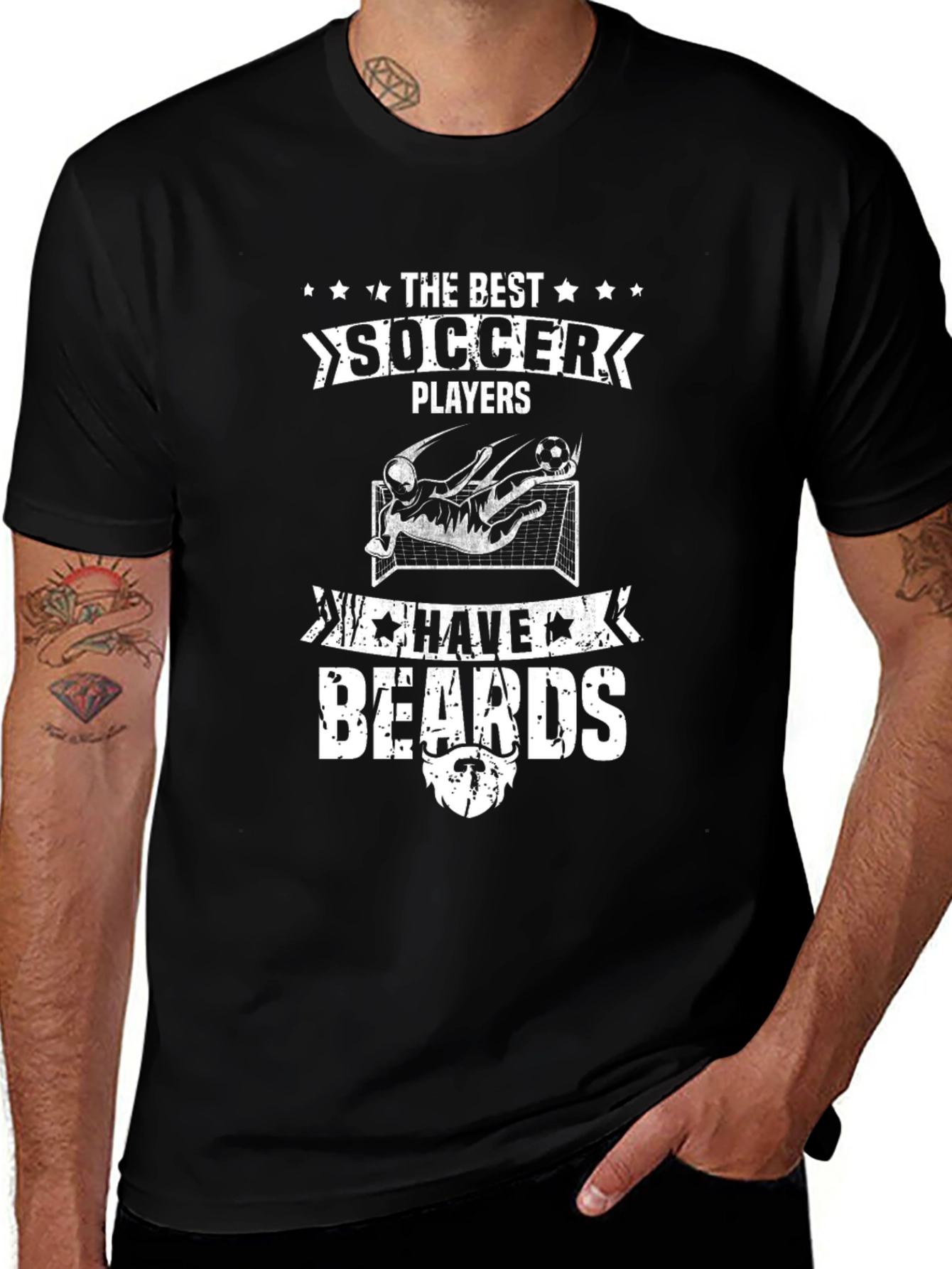 Soccer Players Have Beards Graphic T-Shirt