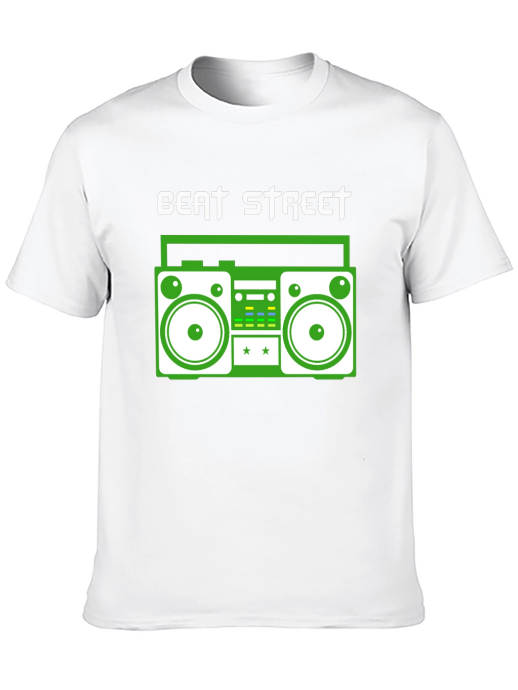 Beat Street Boombox Graphic Tee - Retro Style
