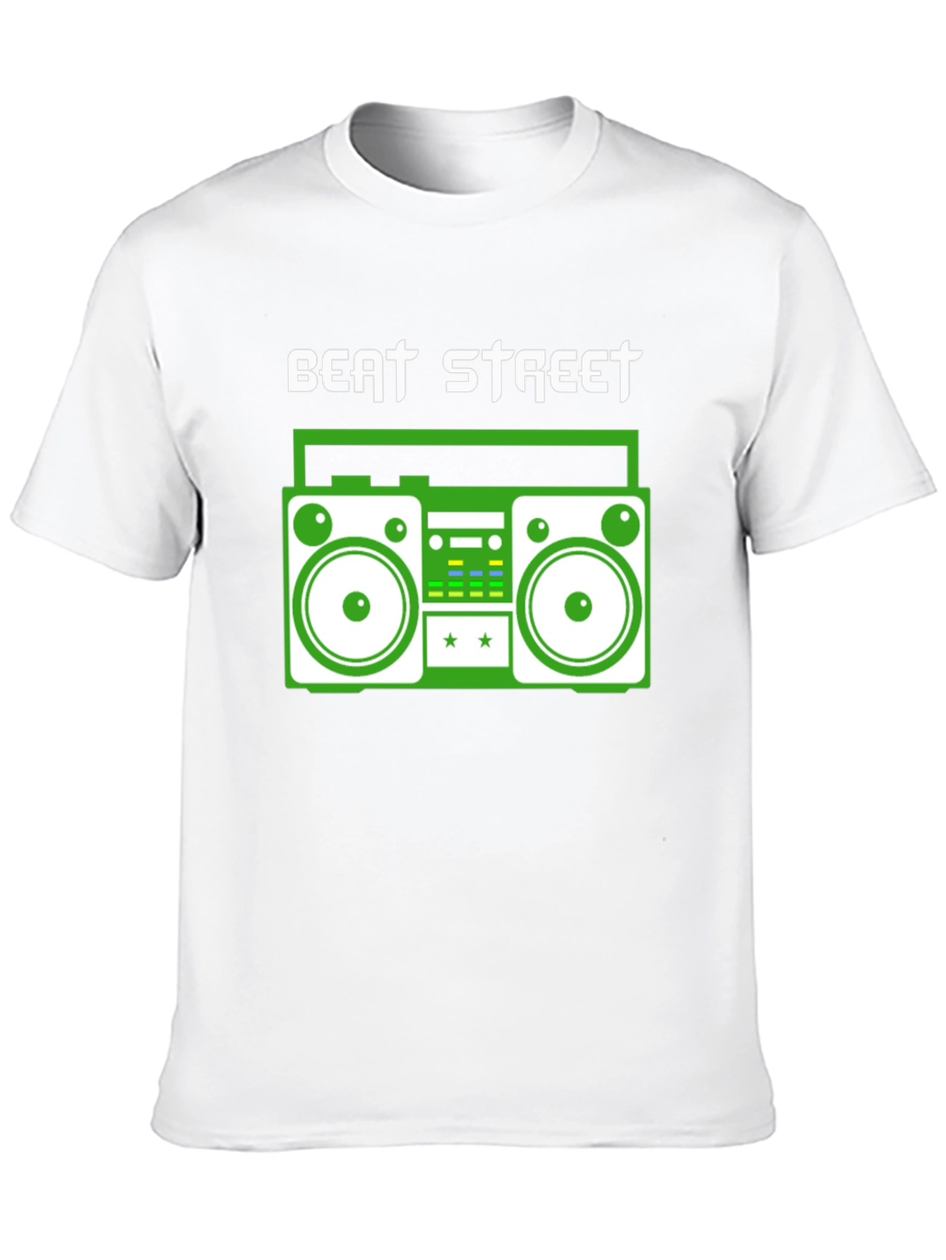 Beat Street Boombox Graphic Tee - Retro Style
