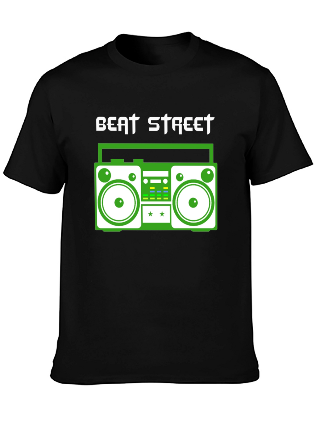Beat Street Boombox Graphic Tee - Retro Style