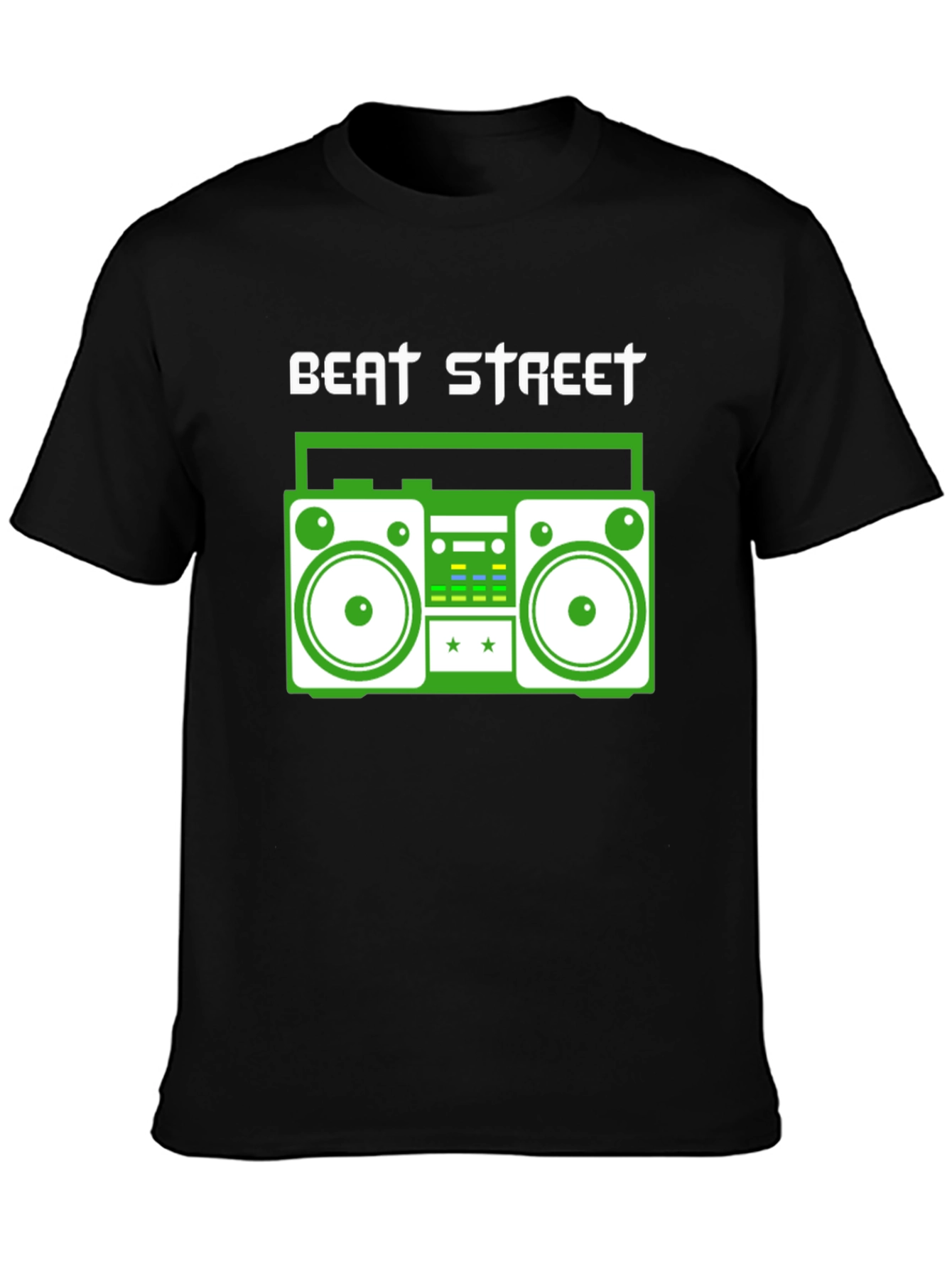 Beat Street Boombox Graphic Tee - Retro Style