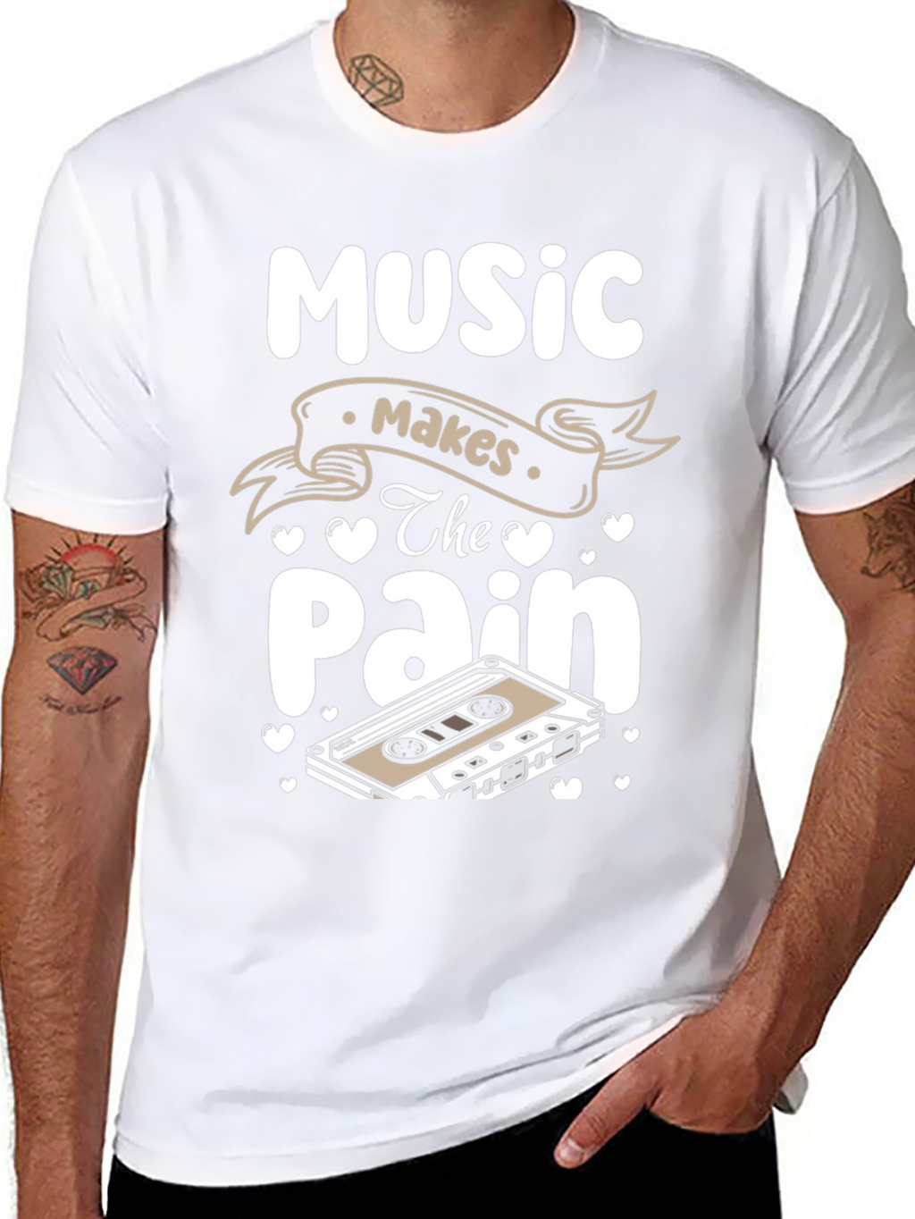Music Makes The Pain Away T-Shirt