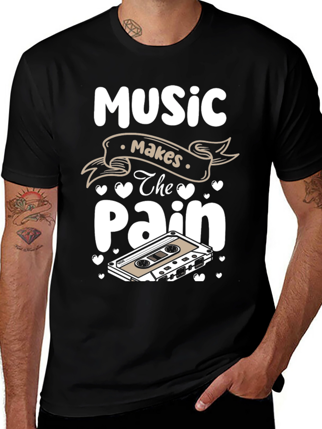 Music Makes The Pain Away T-Shirt