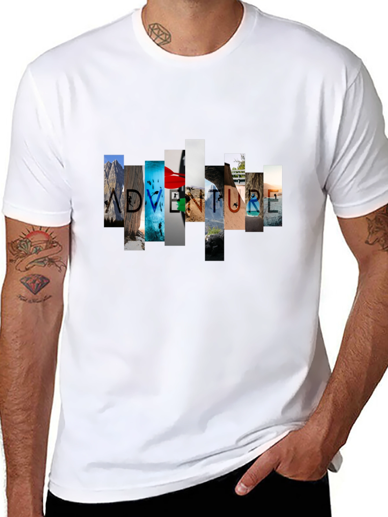 Adventure Graphic Black T-Shirt
