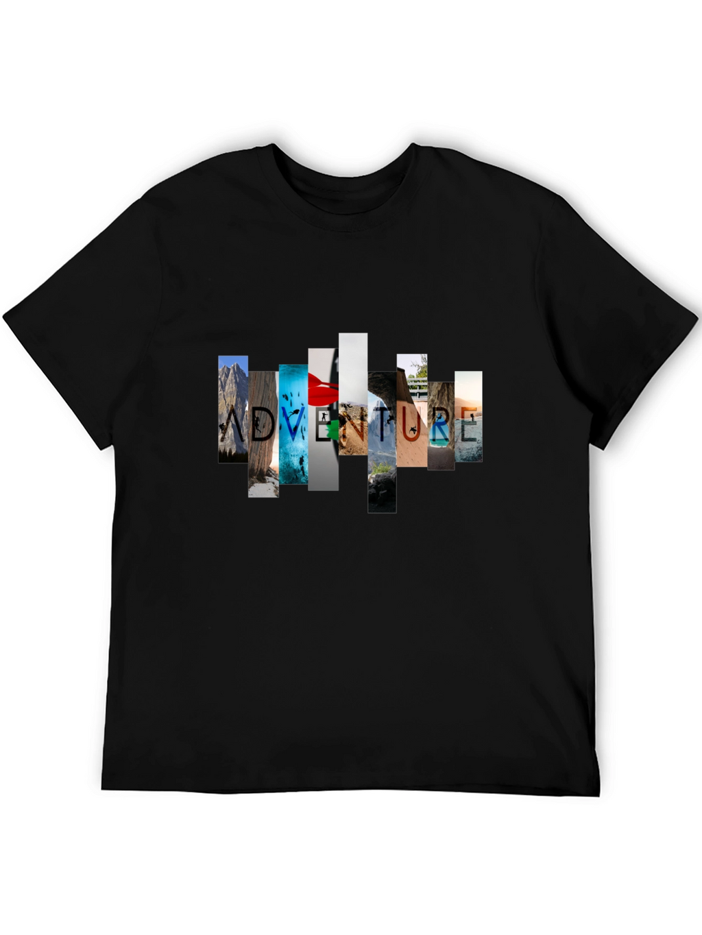 Adventure Graphic Black T-Shirt