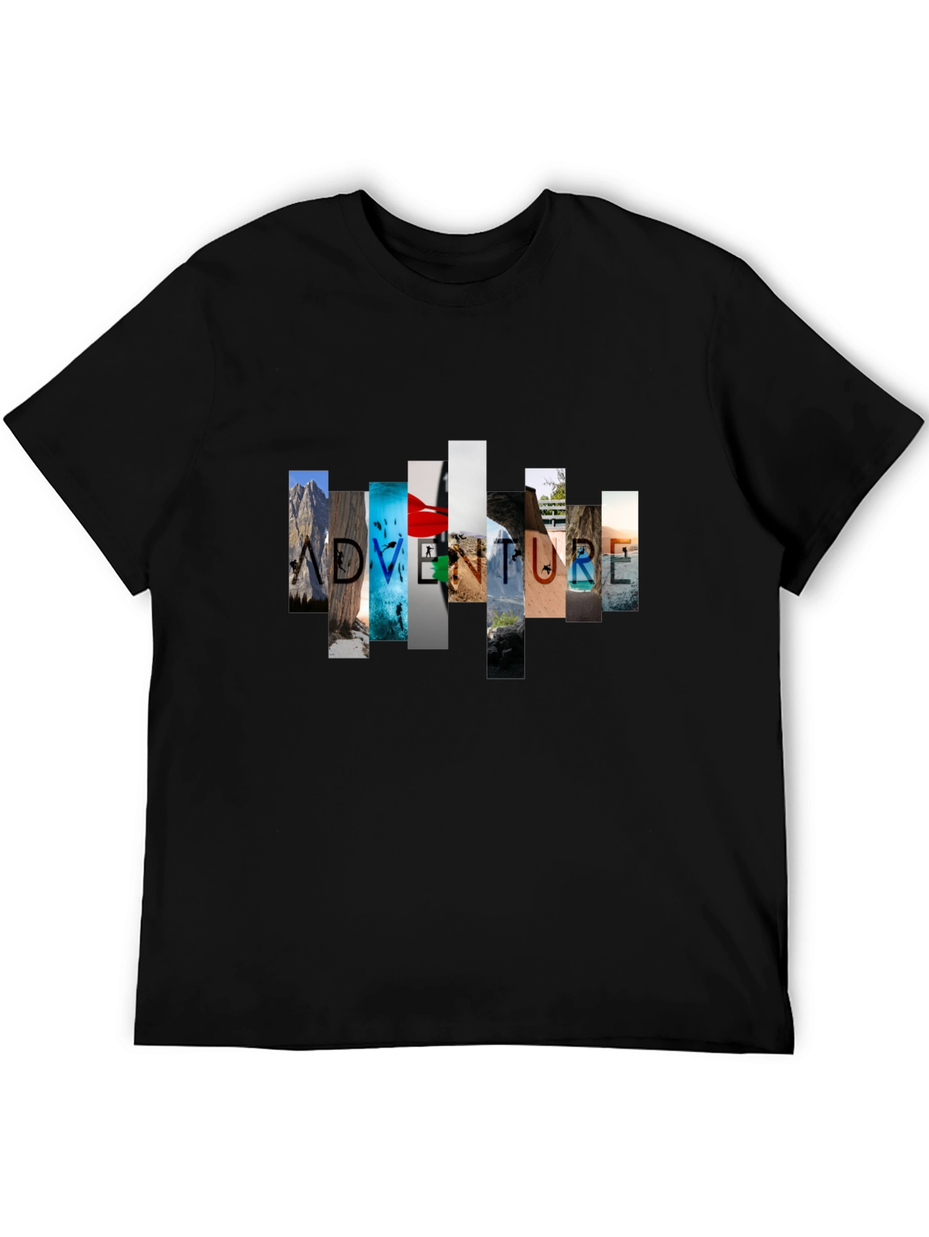 Adventure Graphic Black T-Shirt