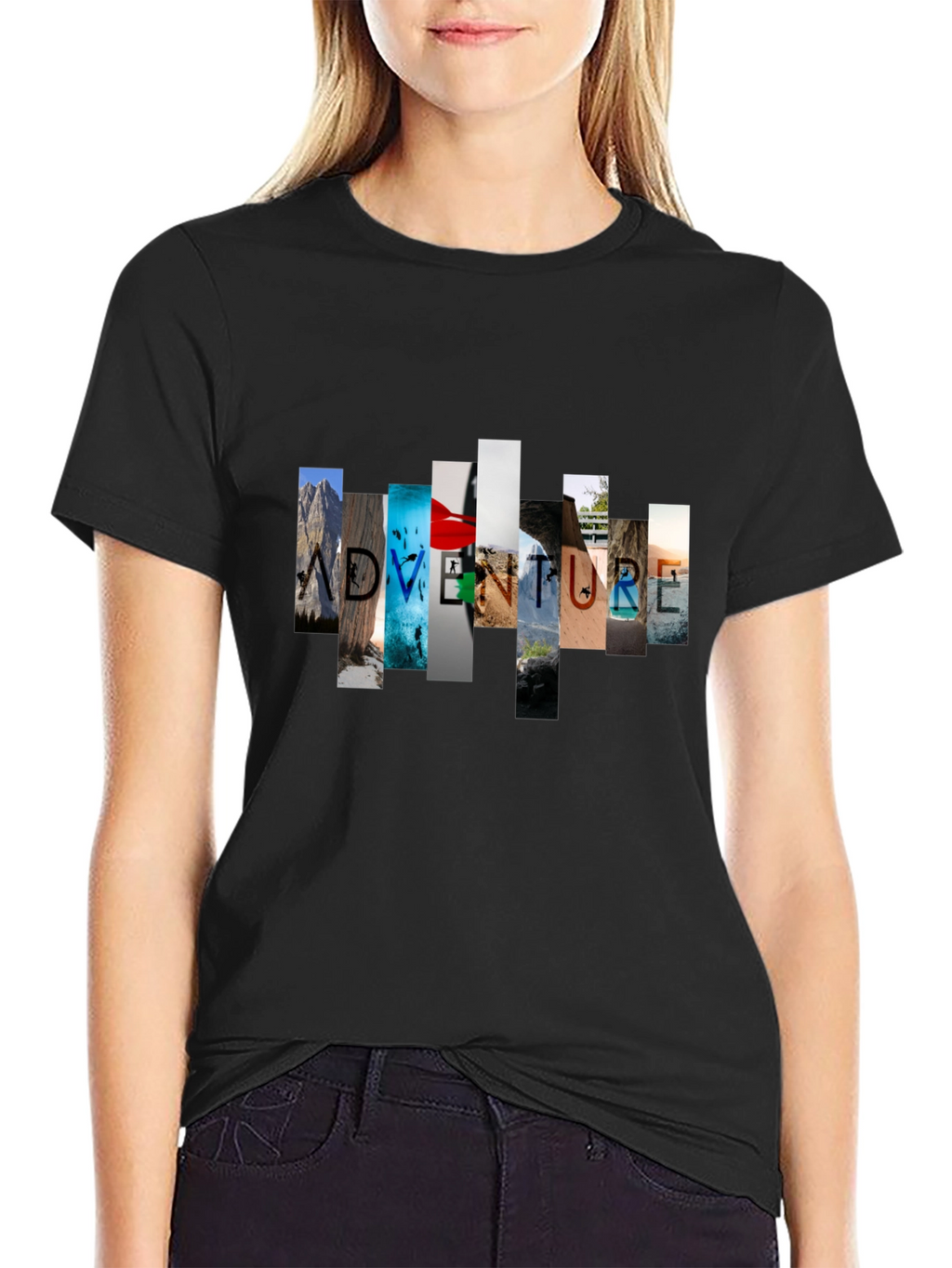 Adventure Graphic Black T-Shirt