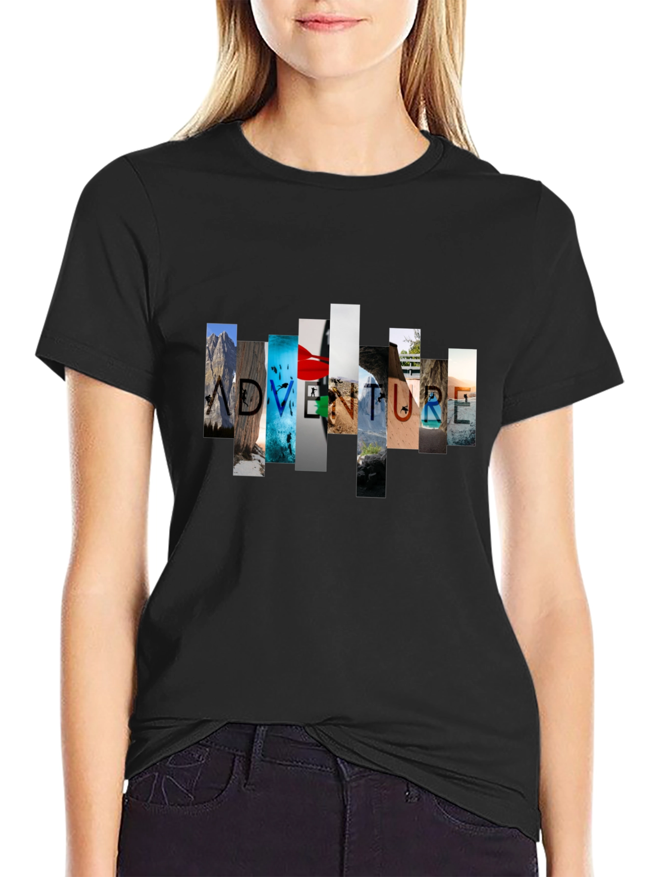 Adventure Graphic Black T-Shirt
