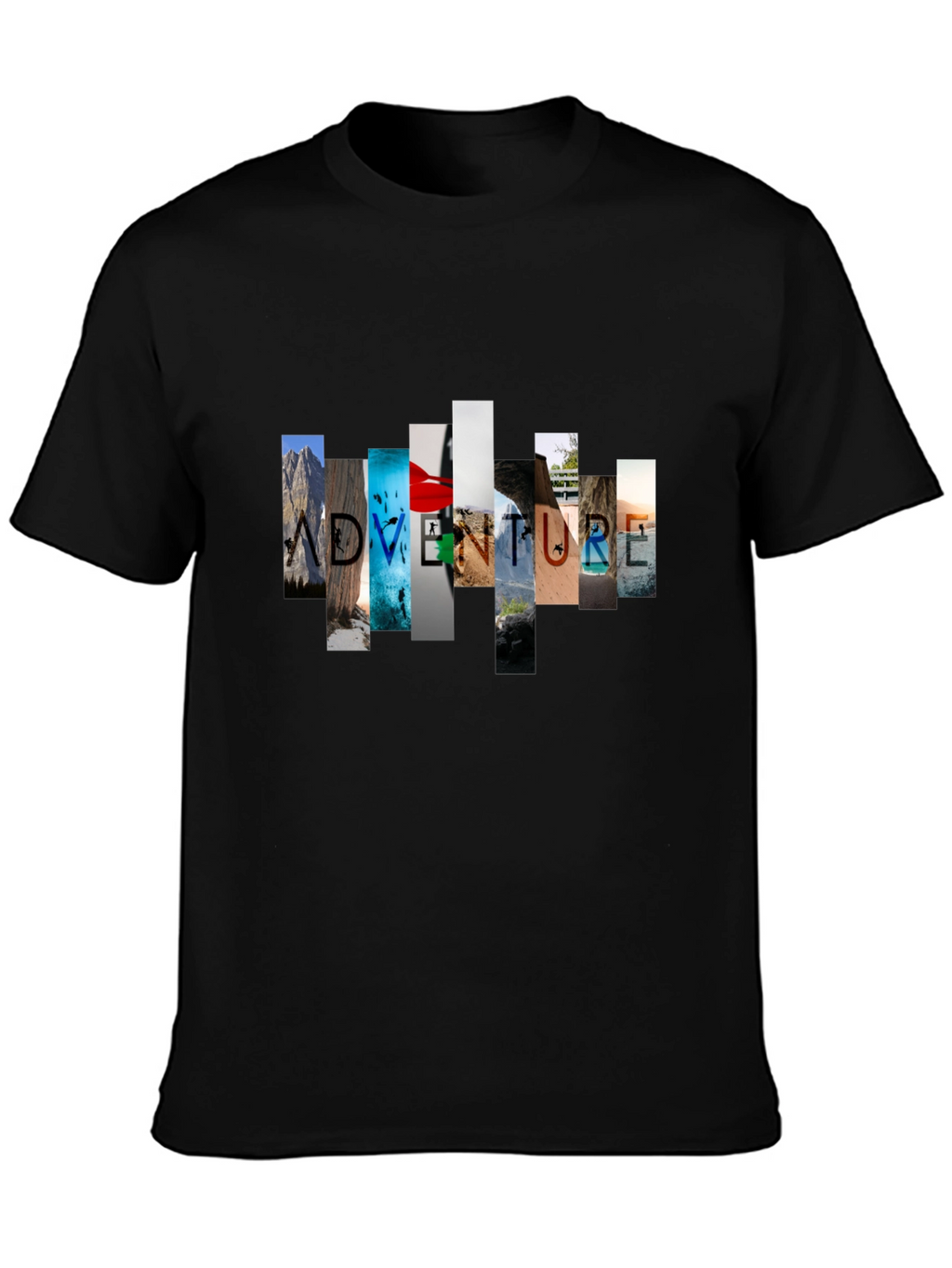 Adventure Graphic Black T-Shirt