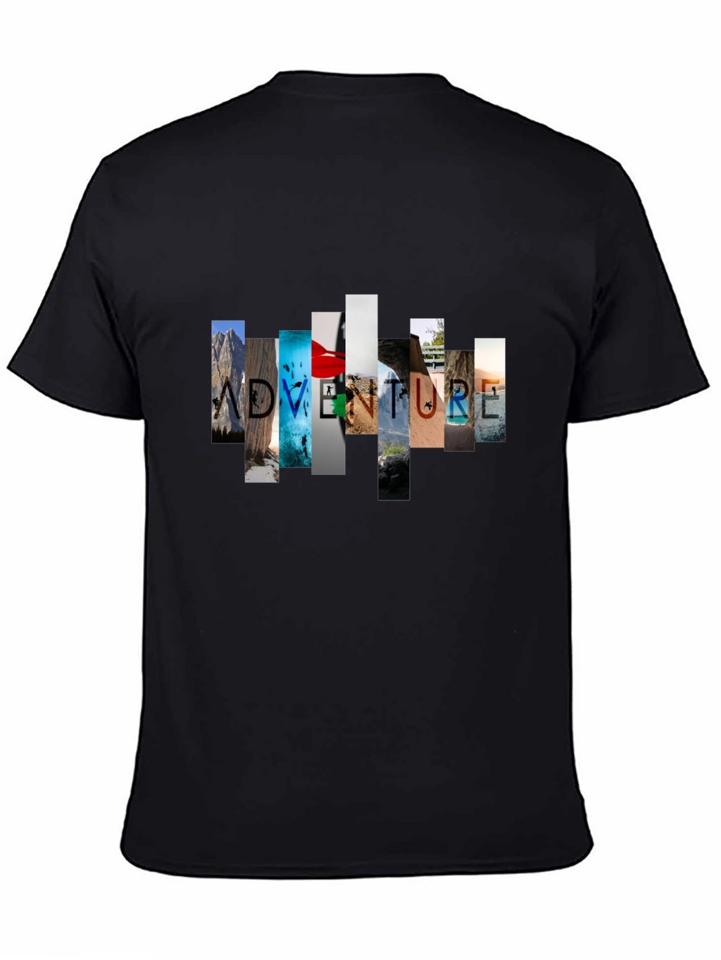 Adventure Graphic Black T-Shirt