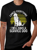 Cancel Everything Service Dog T-Shirt