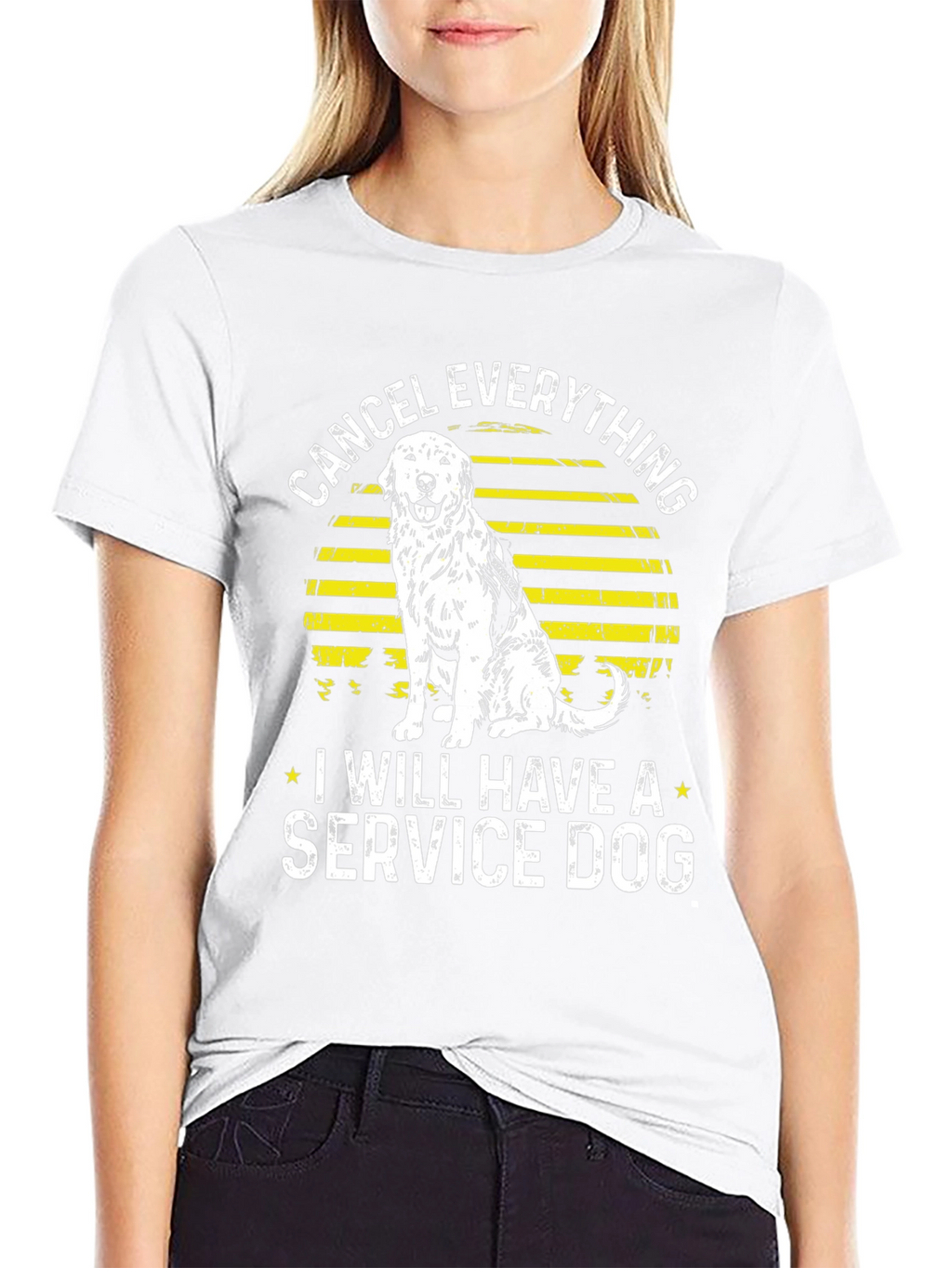 Cancel Everything Service Dog T-Shirt