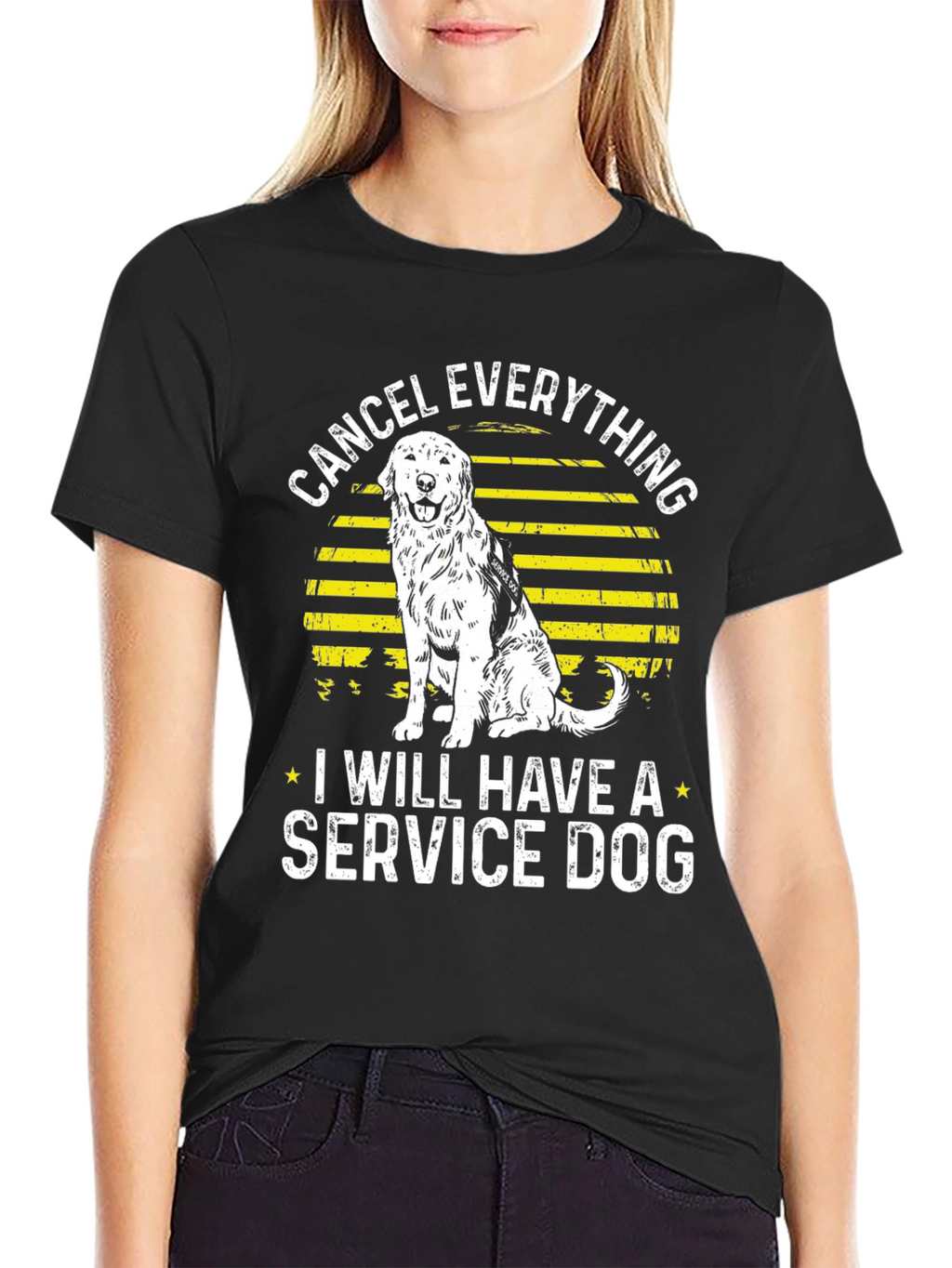 Cancel Everything Service Dog T-Shirt