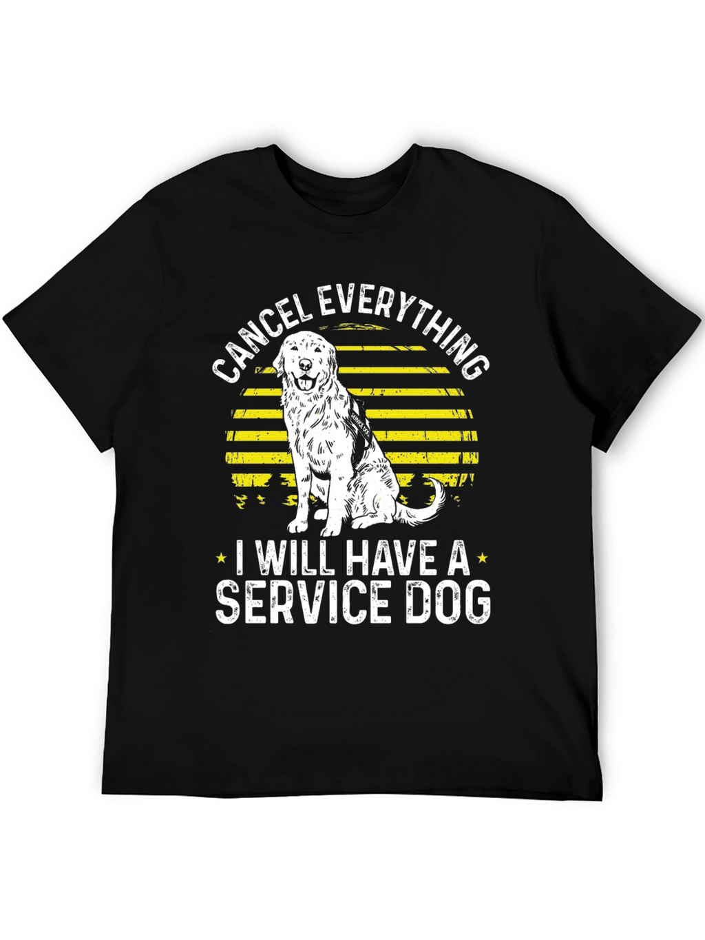 Cancel Everything Service Dog T-Shirt