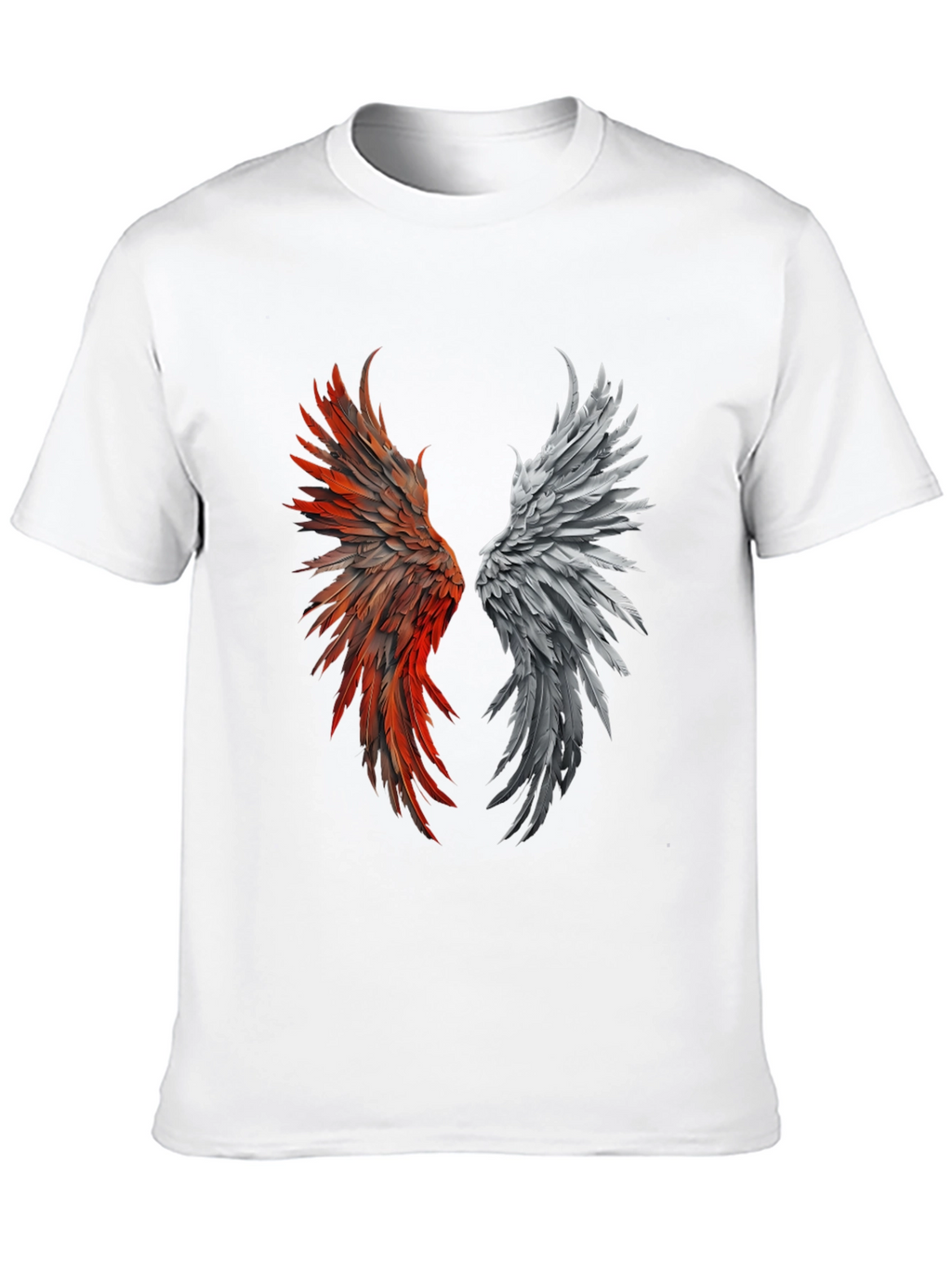 Winged Graphic Black T-Shirt