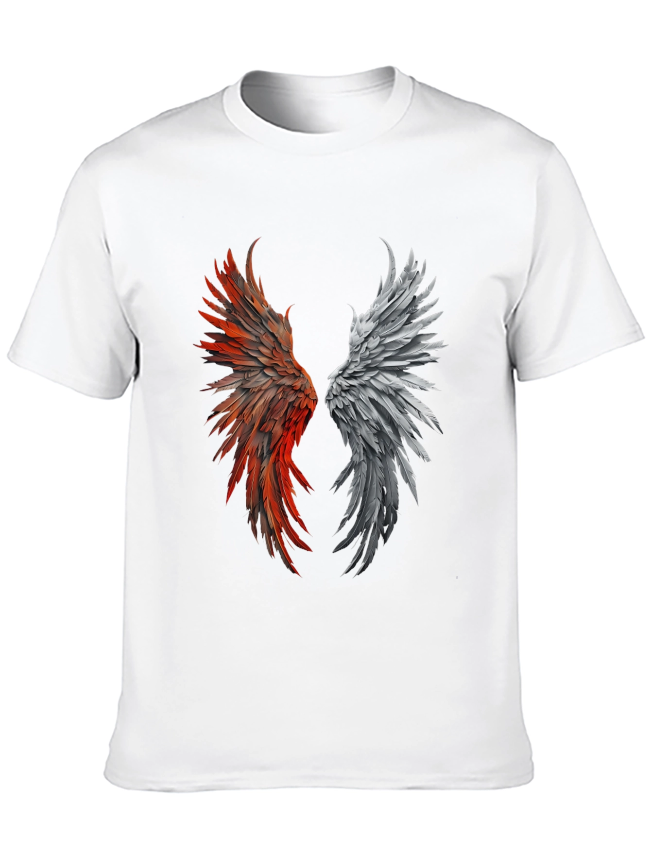 Winged Graphic Black T-Shirt