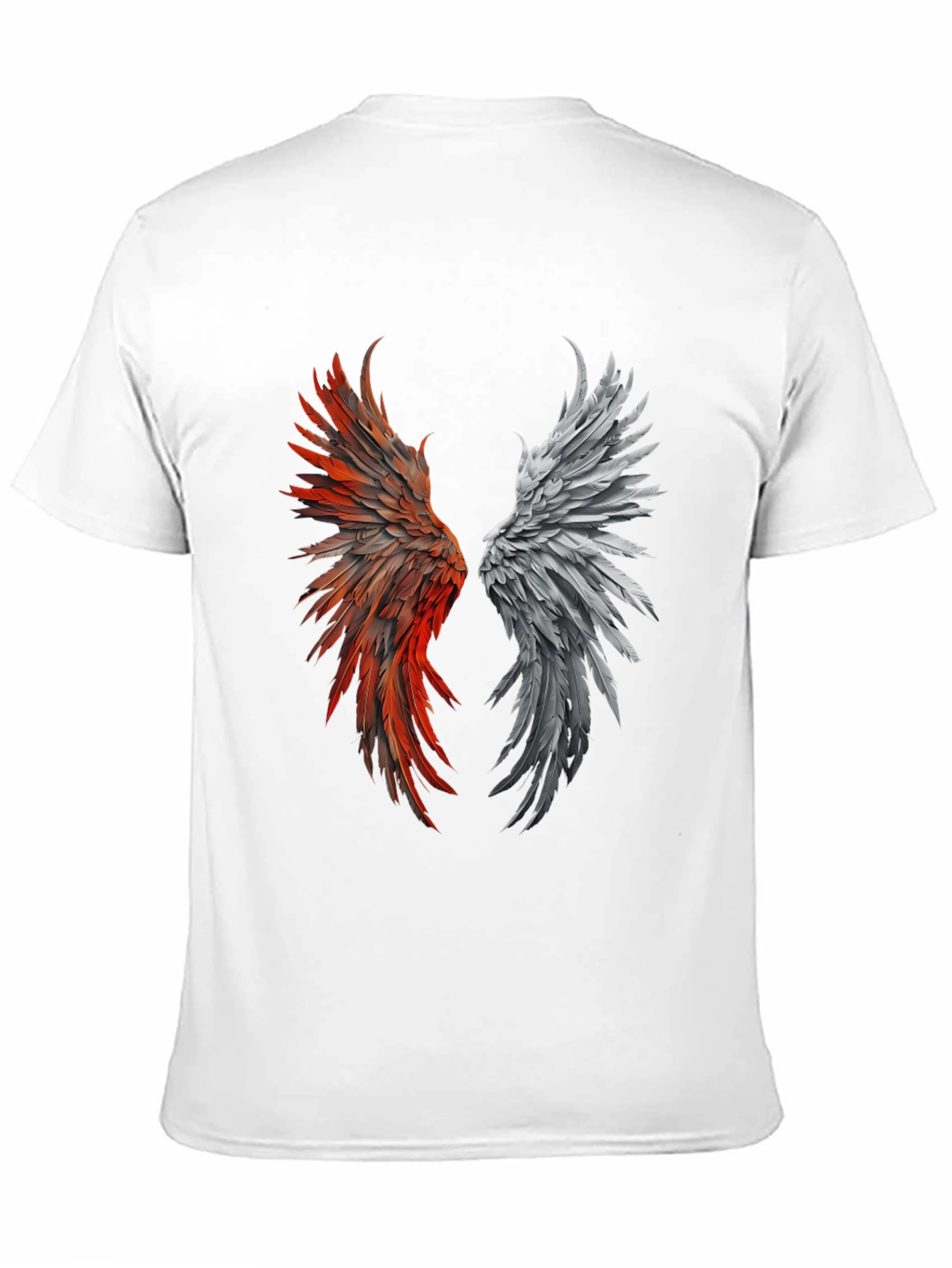 Winged Graphic Black T-Shirt