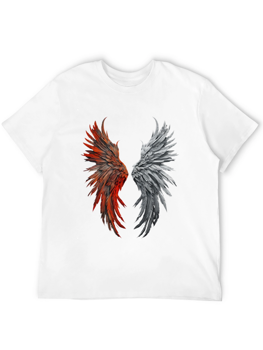 Winged Graphic Black T-Shirt