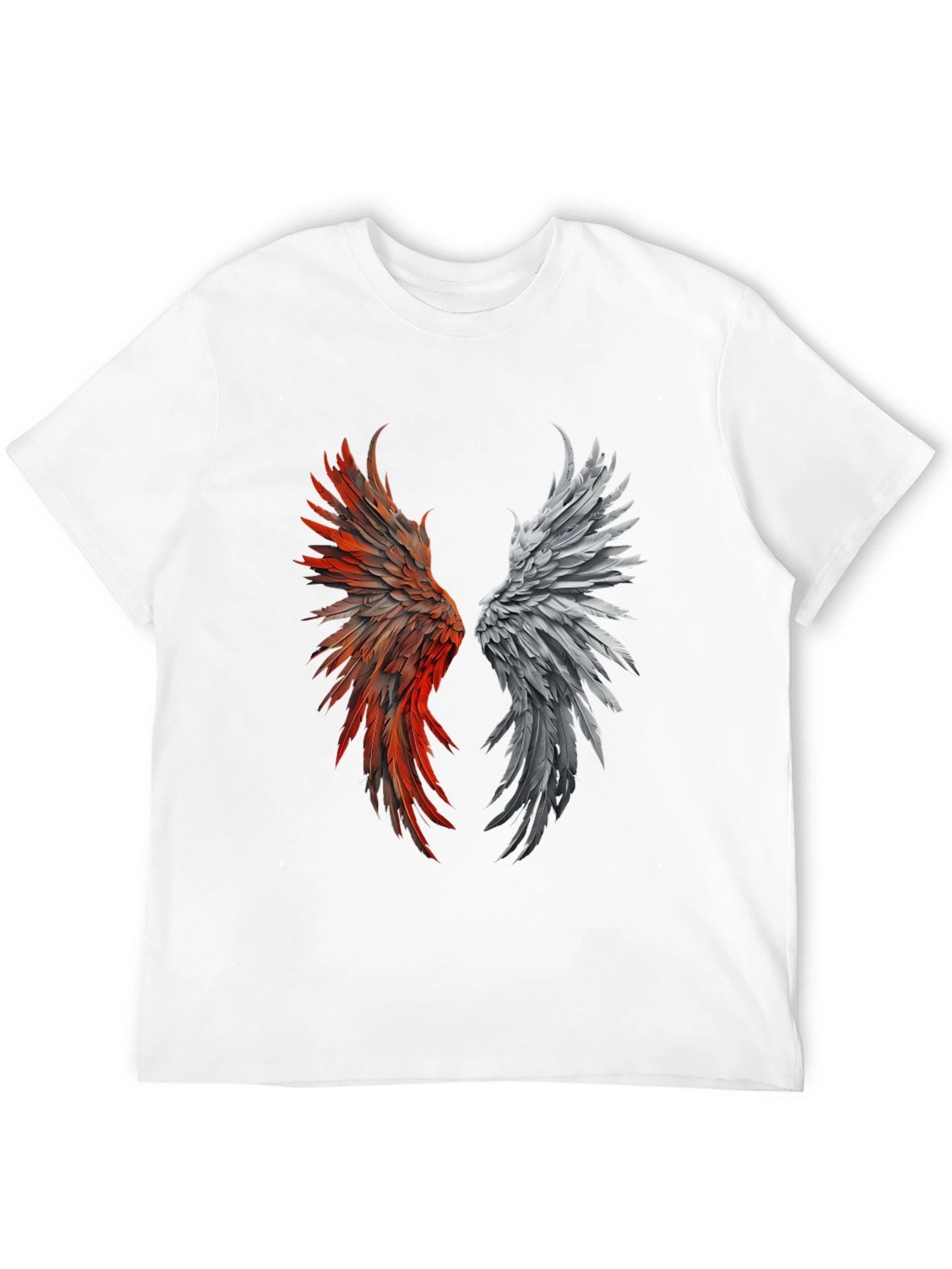 Winged Graphic Black T-Shirt