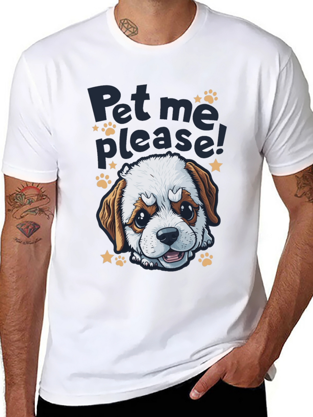 Pet Me Please Puppy T-Shirt