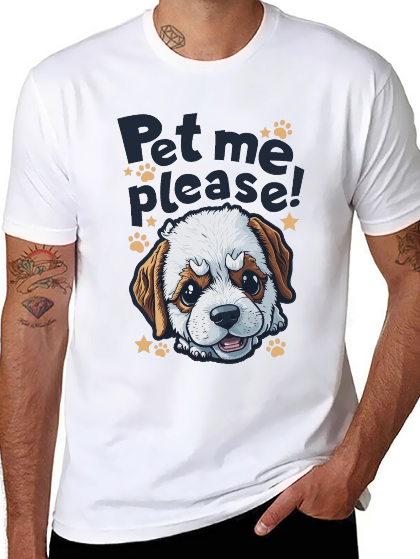 Pet Me Please Puppy T-Shirt
