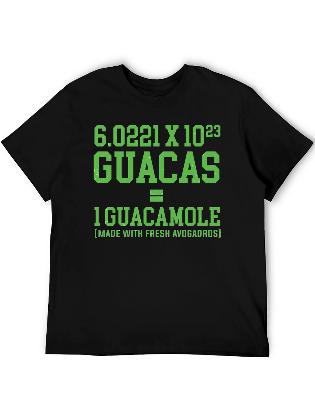 Guacamole Equation T-Shirt: Fresh Avogadros